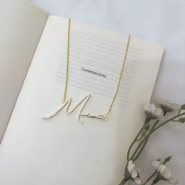 SIGNATURE STYLE DIAMOND NAME NECKLACE